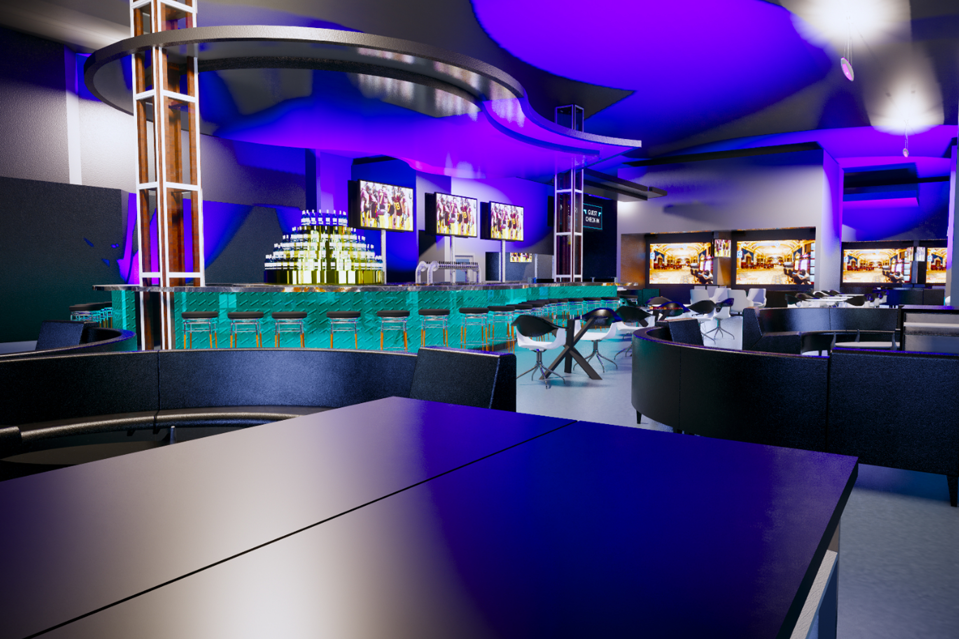 modern round new-slide